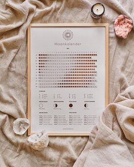 maankalender poster